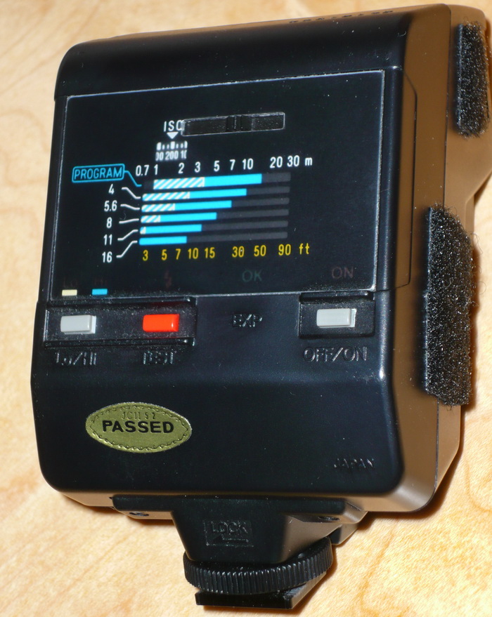 minolta camera flash