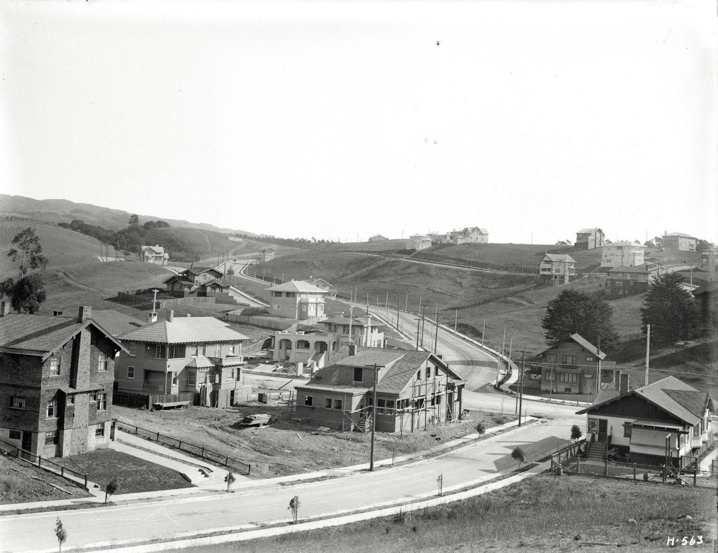 Crocker Highlands in Oakland CA, 1918 Photo Jottings