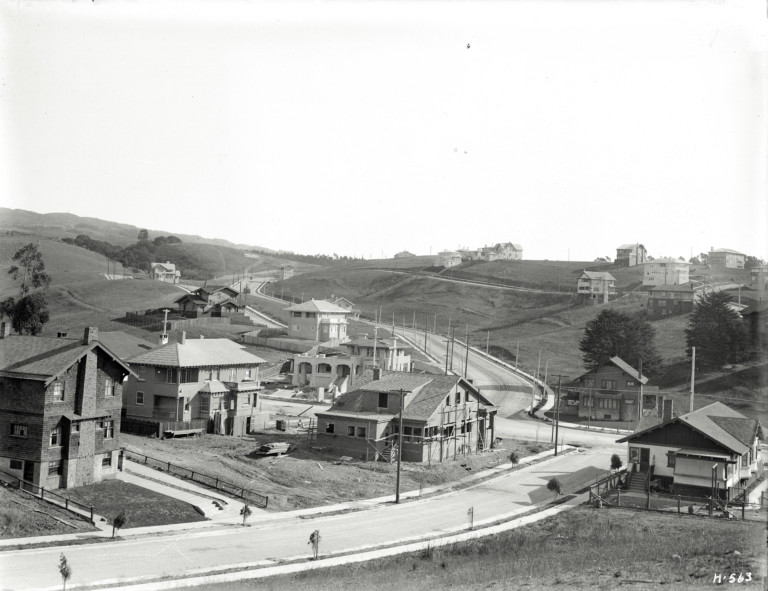 Crocker Highlands in Oakland CA, 1918 Photo Jottings